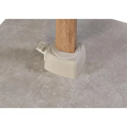 Parasols-Platinum Challenger Zweefparasol T1 Premium 4x3 m. - Champagne - Teak