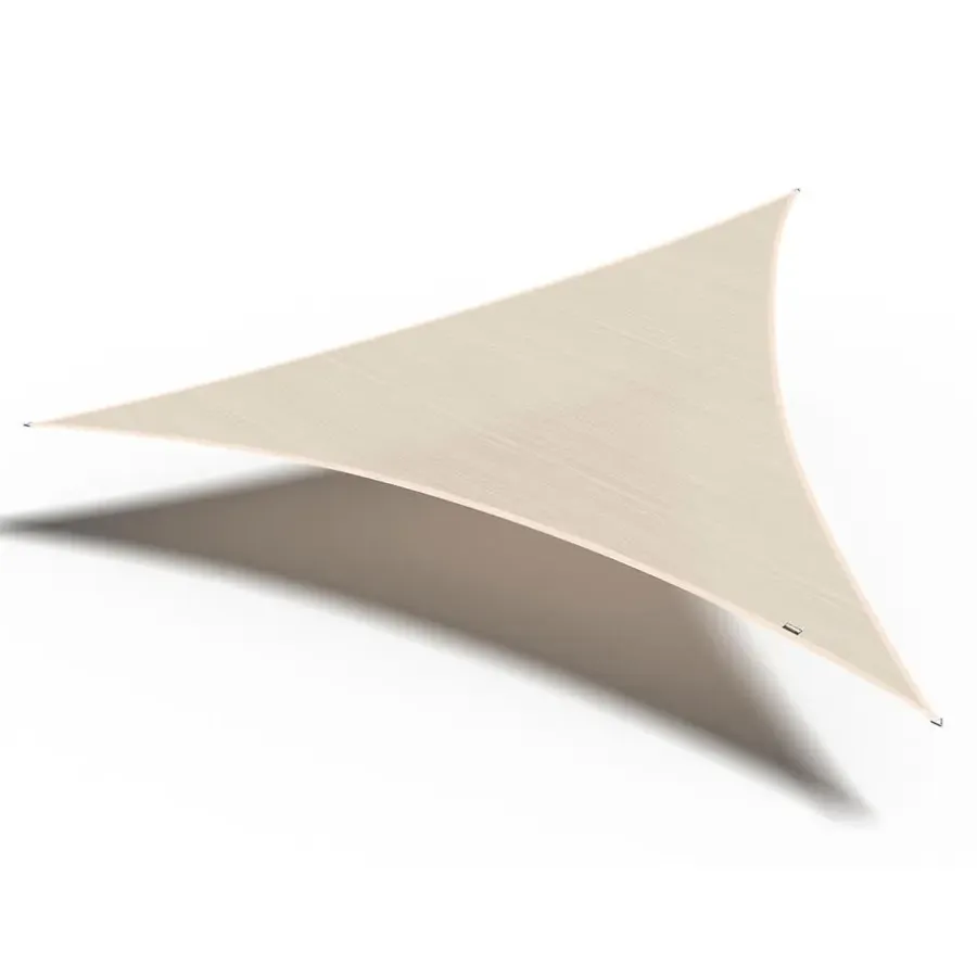Schaduwdoeken-Platinum Coolfit schaduwdoek driehoek 3.6x3.6x3.6m - Gebroken Wit