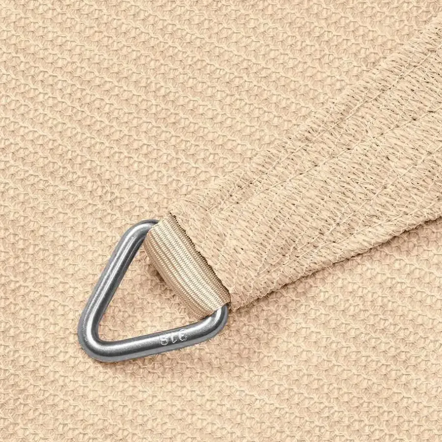 Schaduwdoeken-Platinum Coolfit schaduwdoek driehoek 3.6x3.6x3.6m - Gebroken Wit