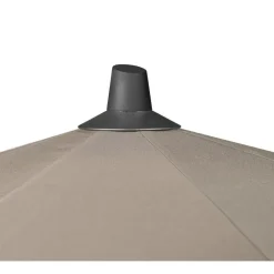 Platinum Riva stokparasol 3 m. rond - Teak Taupe