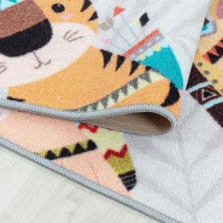 Muratap Play Hinkel Speeltapijt - 80x120 cm - Grijs - Vloerkleed Kinderkamer