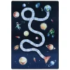 Vloerkleden Kinderkamer-Muratap Play Speeltapijt Ruimte - 100x150 cm - Blauw - Vloerkleed Kinderkamer