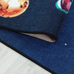 Vloerkleden Kinderkamer-Muratap Play Speeltapijt Ruimte - 100x150 cm - Blauw - Vloerkleed Kinderkamer