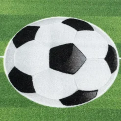 Vloerkleden Kinderkamer-Muratap Play Voetbal Speeltapijt - 120x170 cm - Groen - Vloerkleed Kinderkamer