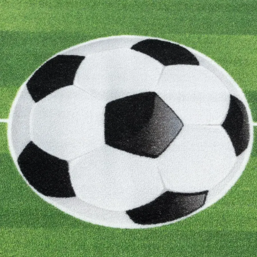 Vloerkleden Kinderkamer-Muratap Play Voetbal Speeltapijt - 120x170 cm - Groen - Vloerkleed Kinderkamer