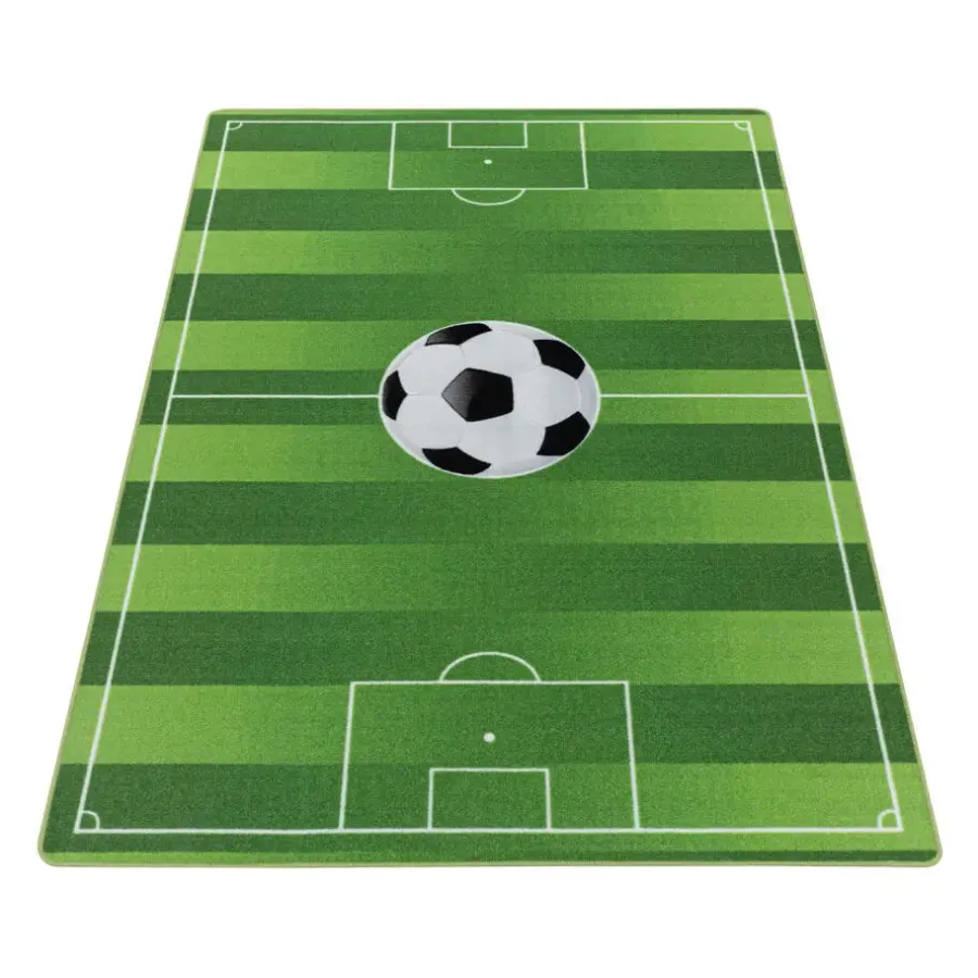 Muratap Play Voetbal Speeltapijt - 160x230 cm - Groen - Vloerkleed Kinderkamer