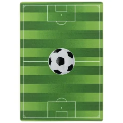 Muratap Play Voetbal Speeltapijt - 80x120 cm - Groen - Vloerkleed Kinderkamer