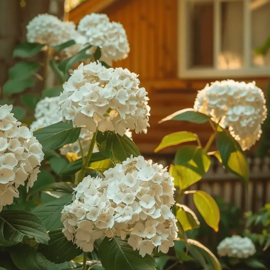 Plant in a Box Pluimhortensia - Set van 2 - Hydrangea 'Bobo' - Hoogte 25-40cm - ⌀19cm