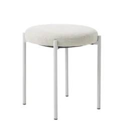 Giga Living Poef Beige Stof - 43,5x44x48cm - Pelican