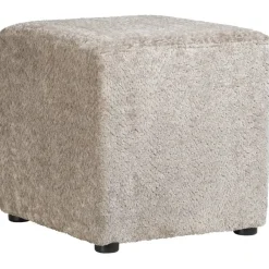 Poefen-Leen Bakker Poef Cloe - zand - 43x43x43 cm