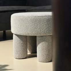 Poefen-HomeMixx Poef Demi - Bouclé Naturel