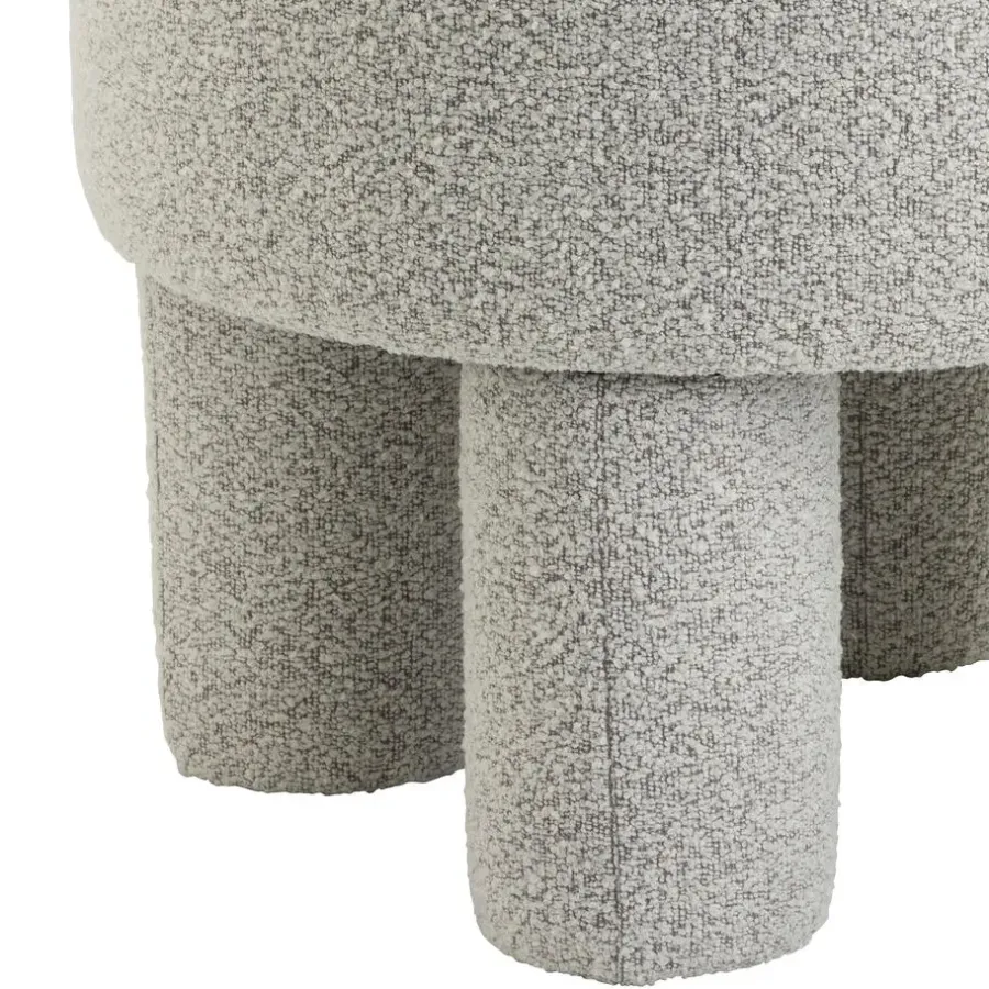Poefen-HomeMixx Poef Demi - Bouclé Naturel