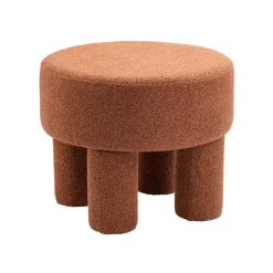 HomeMixx Poef Demi - Bouclé Roest