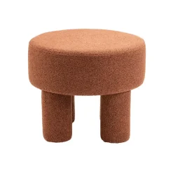 HomeMixx Poef Demi - Bouclé Roest