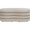 Leen Bakker Poef Fitero - beige - 41x106x43 cm