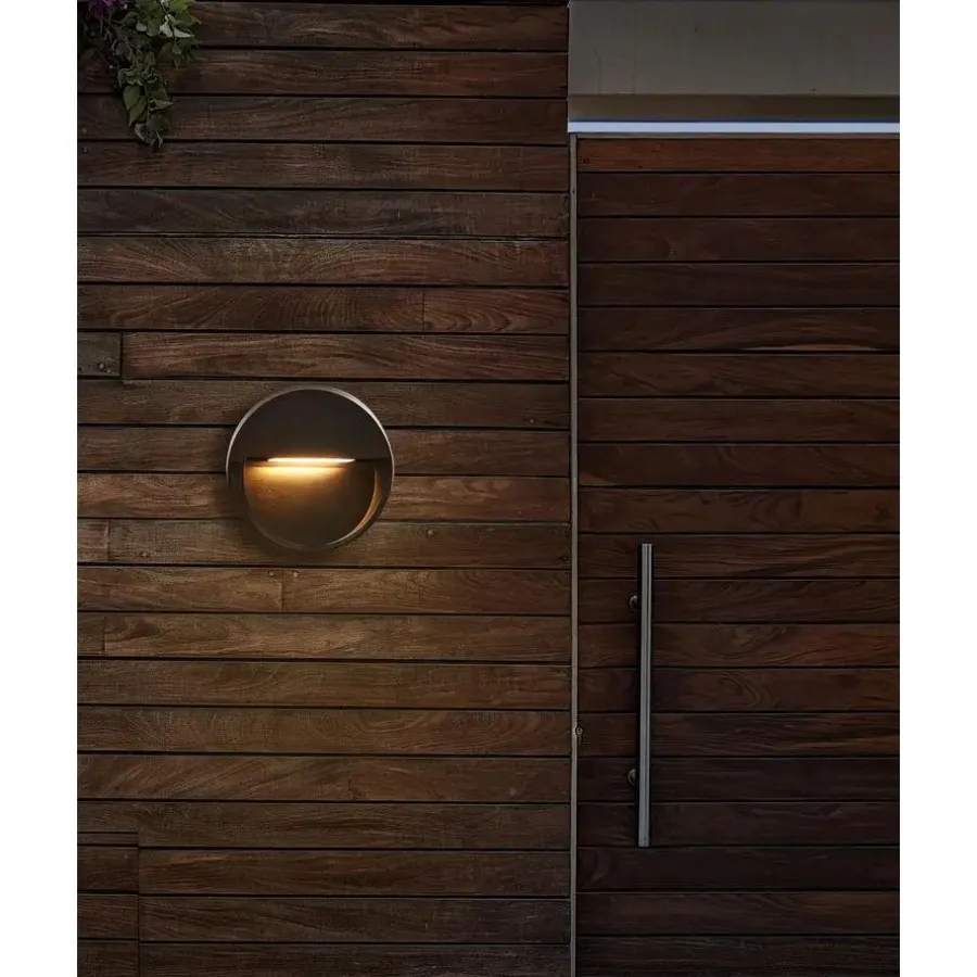 Buitenverlichting-Beliani POMPTON - Wandlamp set van 2 - Zwart - Aluminium