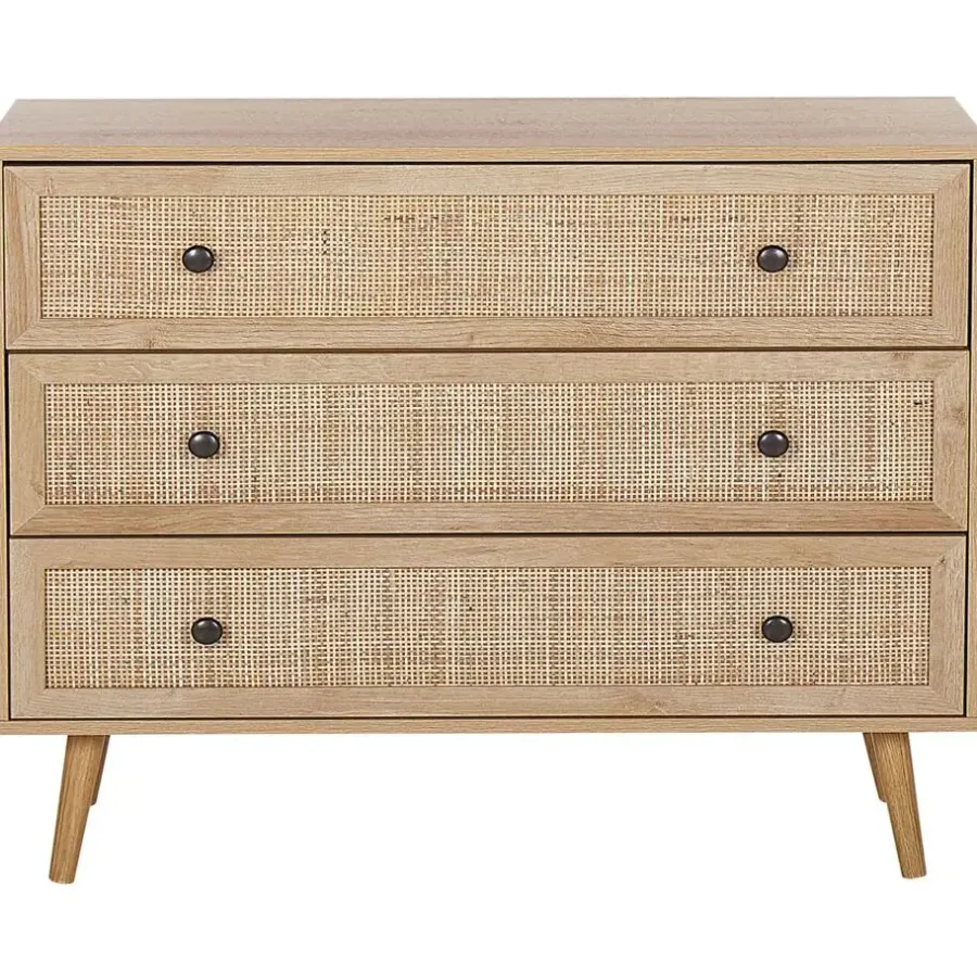 Beliani PONCA - Commode - Lichte houtkleur - Vezelplaat