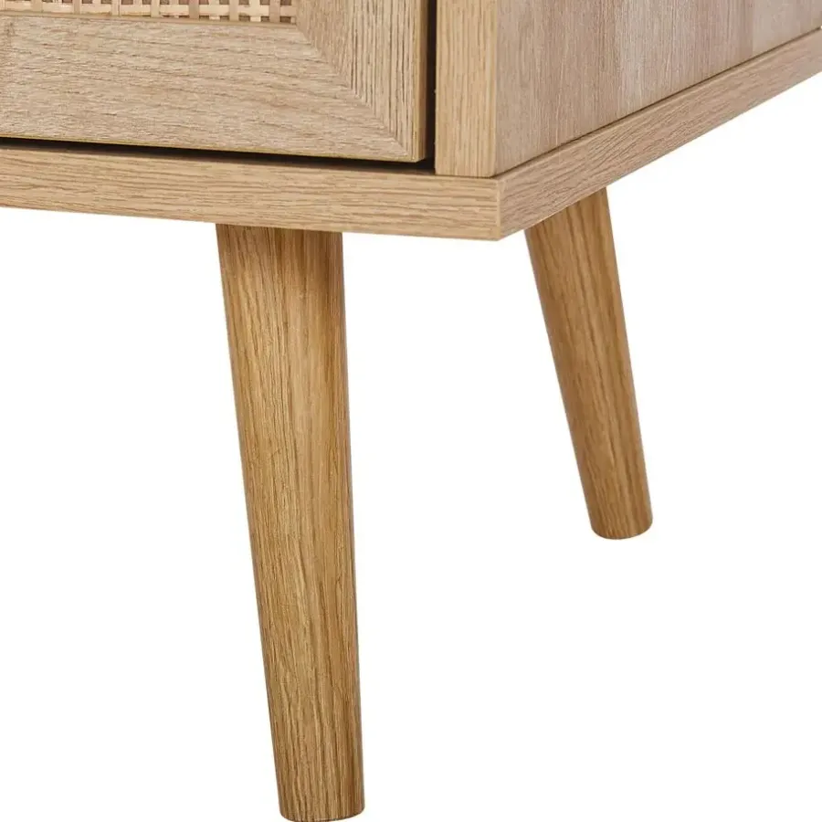 Beliani PONCA - Commode - Lichte houtkleur - Vezelplaat