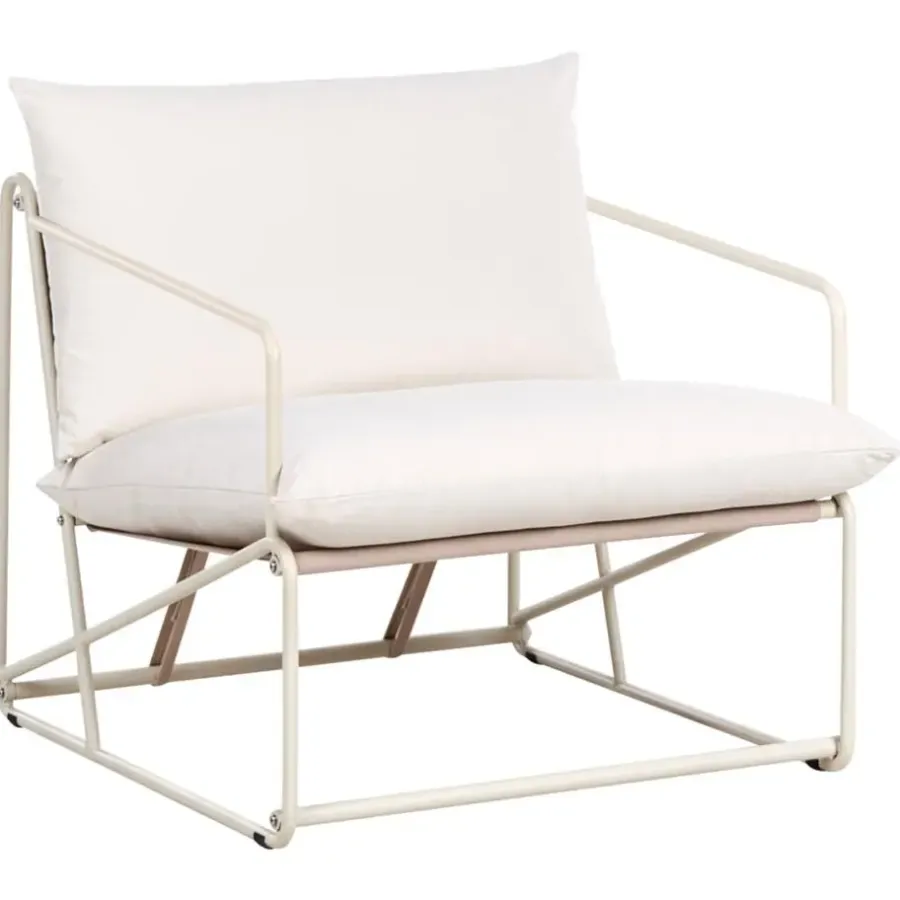 Loungesets-Leen Bakker PONTE - Loungeset 3-zits - Taupe - Staal