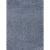 Vloerkleden|Hoogpolige Vloerkleden-Muratap Porto Soft Fluffy Vloerkleed Hoogpolig Effen Blauw - 140X200 CM