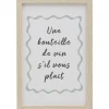 Posters-Leen Bakker Poster Bouteille - MDF/glas - 30x20 cm