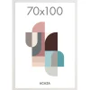 Fotolijsten-Merkloos Poster Lijst - grote Kader - 70 x 100 cm - MDF Hout - witte Rand