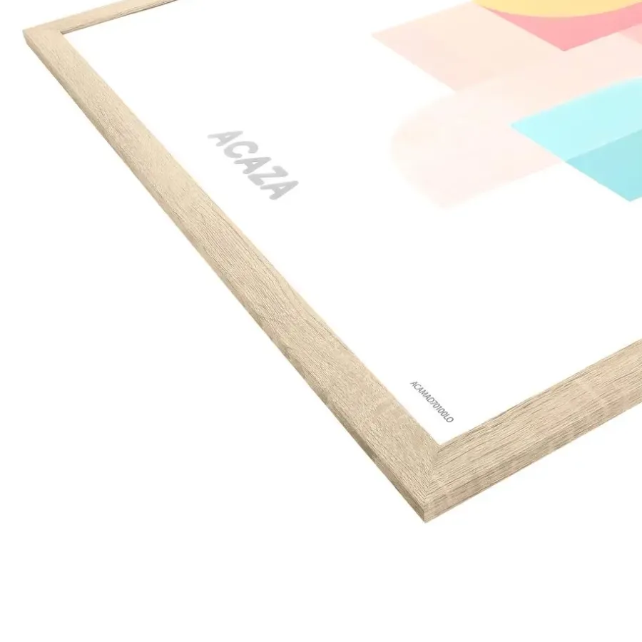 Fotolijsten-Merkloos Poster Lijst - Kader voor Foto's van 70 x 100 cm, MDF Hout - Lichte eik Kleur