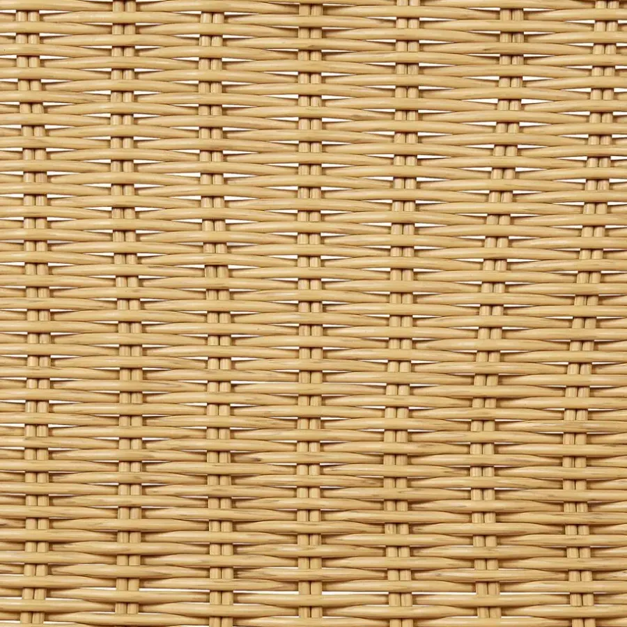 Beliani PRASIMO - Tuinstoel set van 2 - Naturel - PE Rotan