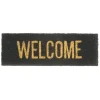 Deurmatten-Present Time - Deurmat Welcome - Goud/Zwart - 75x25x1,5cm