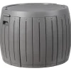 Kussenboxen-Leen Bakker PRINOS - Kussenbox - Grijs - ⌀ 56 cm - Synthetisch materiaal