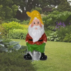 Tuindecoratie-Pro Garden Tuinkabouter - met gieter - keramiek - 20 cm