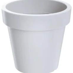 Bloempotten-Prosperplast Bloempot - D35 x H31 cm - wit - kunststof