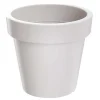 Prosperplast Bloempot - D40 x H35 cm - wit - kunststof