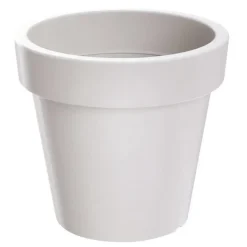 Prosperplast Bloempot - D40 x H35 cm - wit - kunststof