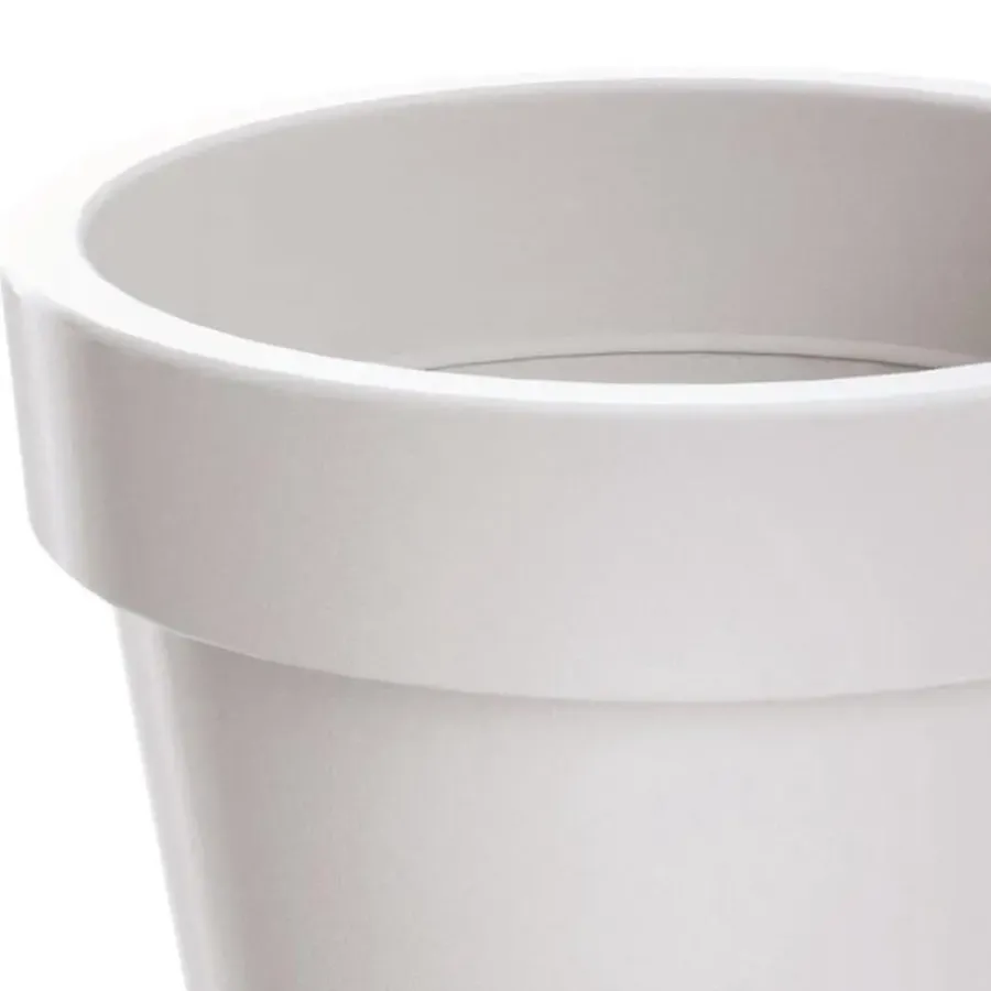 Prosperplast Bloempot - D40 x H35 cm - wit - kunststof