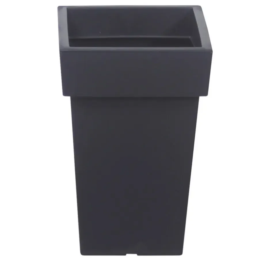 Bloempotten-Prosperplast Bloempot - kunststof - antraciet - 23 x 35 cm