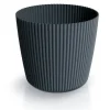 Bloempotten-Prosperplast Plantenpot Buckingham - antraciet - D39 cm