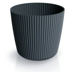 Bloempotten-Prosperplast Plantenpot Buckingham - antraciet - D39 cm