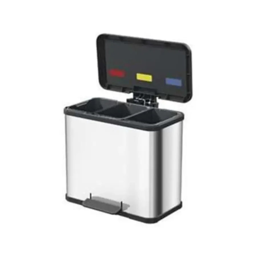 Hailo Prullenbak Oko Trio Plus Zil 3x9 L -