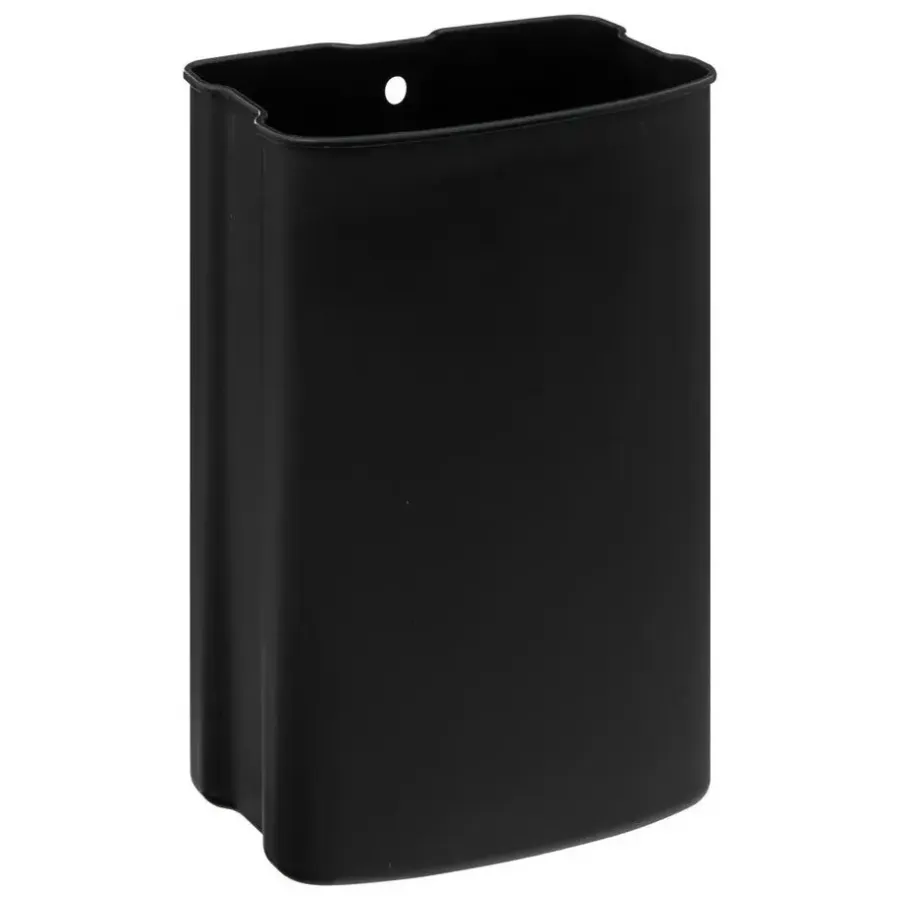 5five Prullenbak/pedaalemmer - zwart - metaal - 50L - 44 x 37 x 66 cm