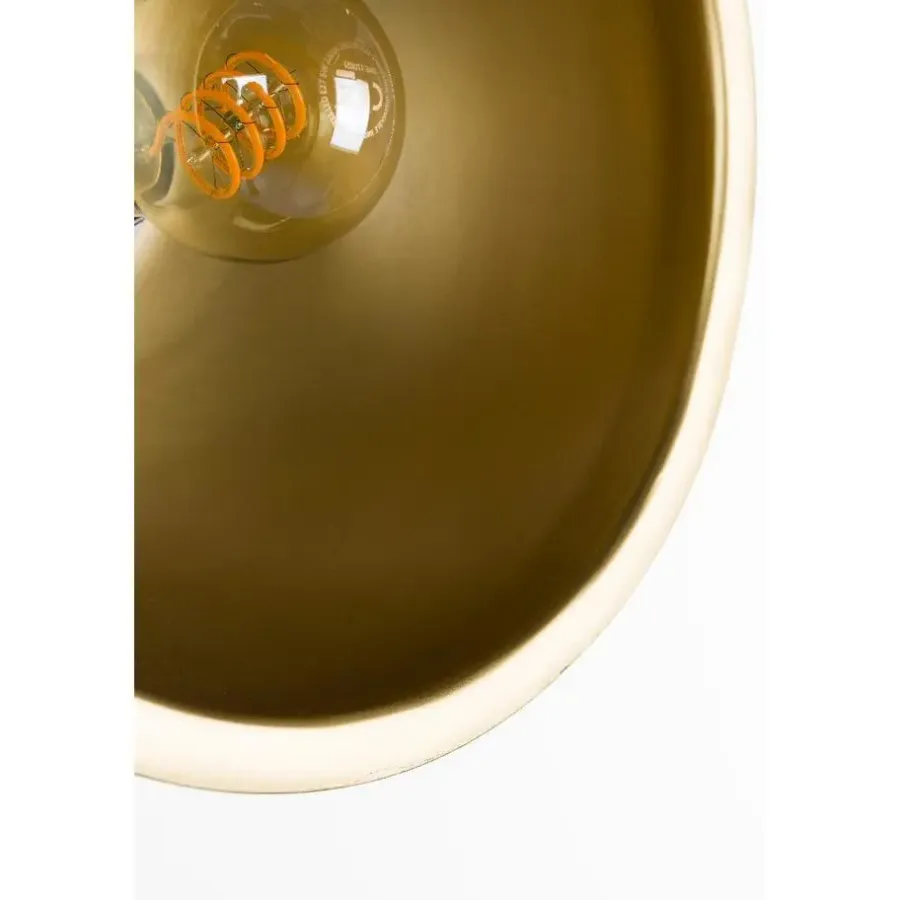 Wandlampen-Puur - Dudley wandlamp rond M - zwart/goud