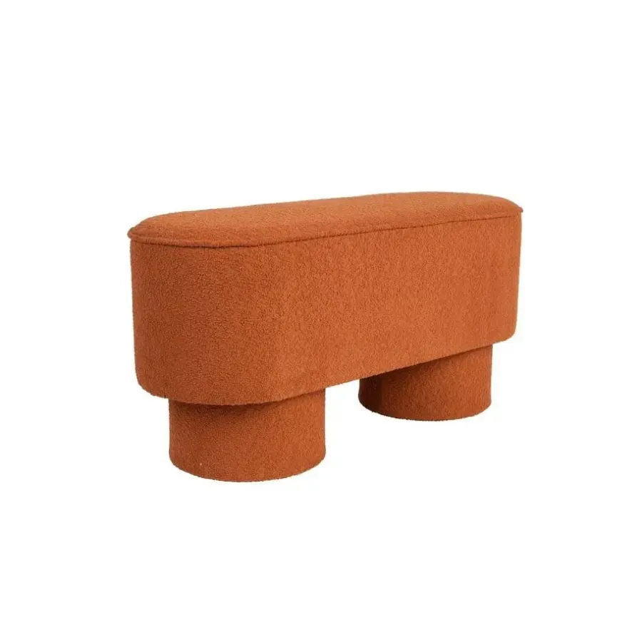 Poefen-Puur - Sylvia Bench - rood/bruin