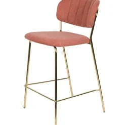 Barkrukken-Puur - Viken barstoel 65 cm roze goud