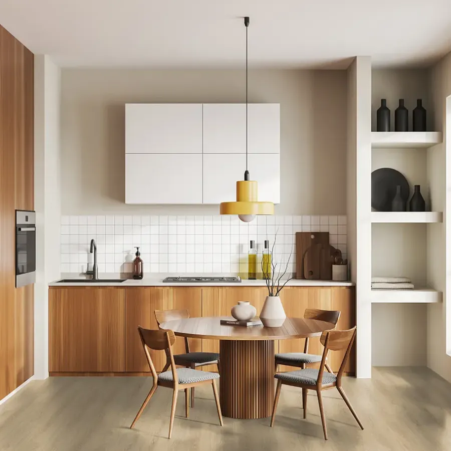 Leen Bakker PVC vloer Klik Senso - scandinav medium - 2,10 m2