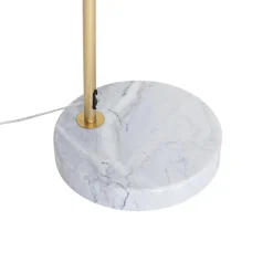QAZQA booglampen arc goudkleurig e27