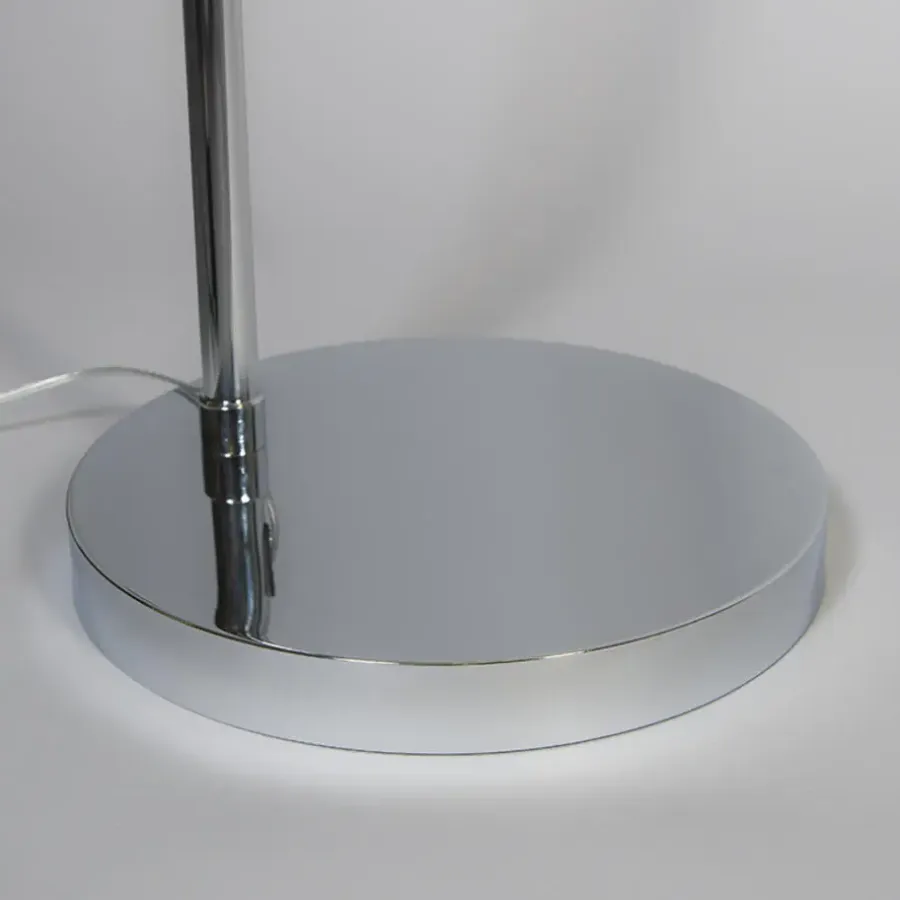 QAZQA booglampen arc zilverkleurig e27