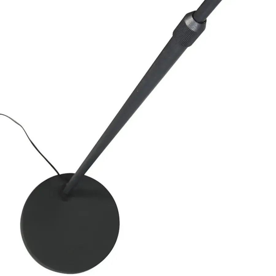 QAZQA booglampen arc zwart e27
