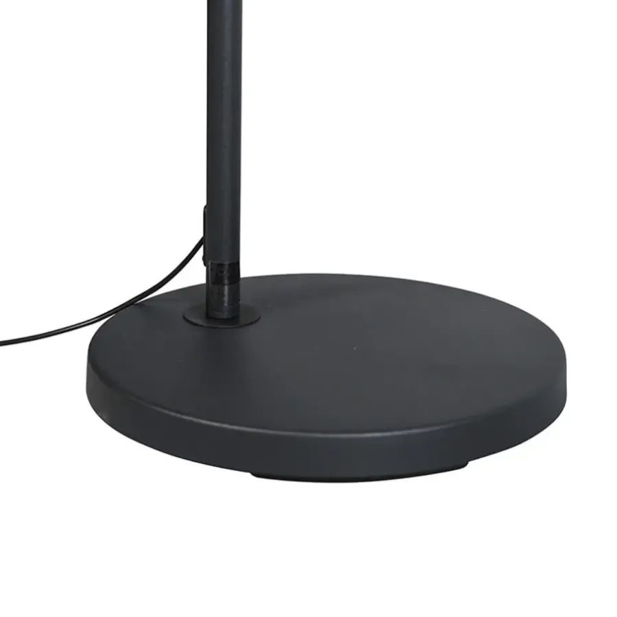 QAZQA booglampen arc zwart e27