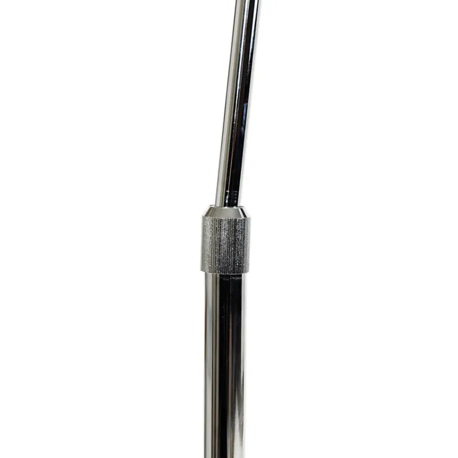 QAZQA booglampen arc-basic zilverkleurig e27
