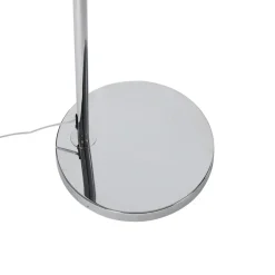 QAZQA booglampen arc-basic zilverkleurig e27